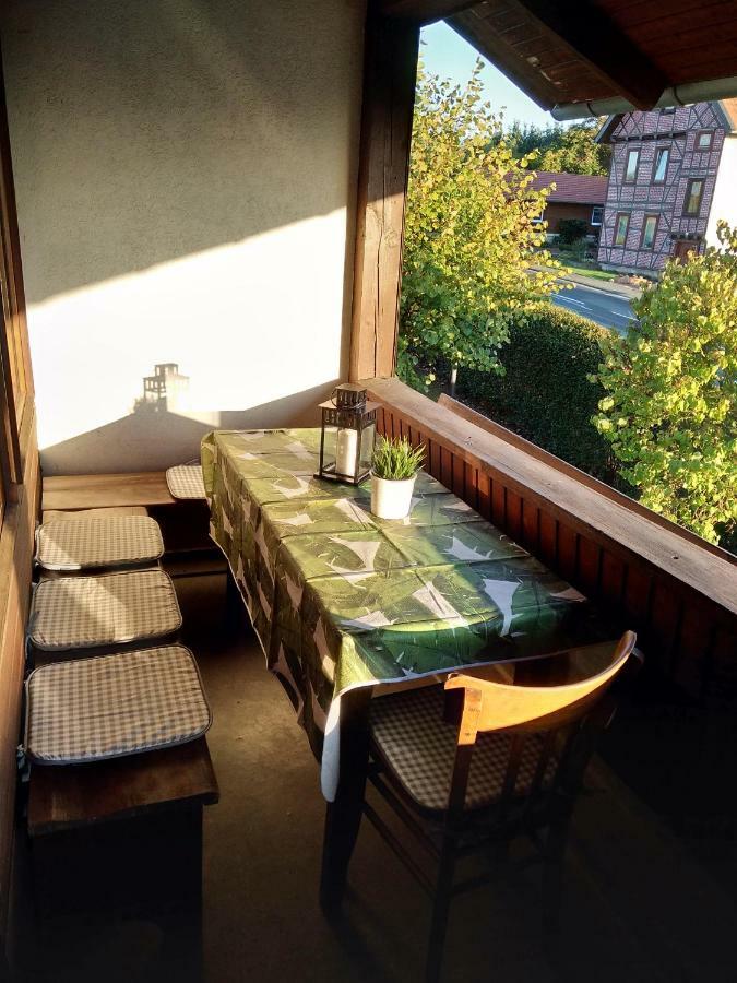 Ferienwohnung Am Reinhardswald - Eichenlaub - Mit Sauna Trendelburg Zewnętrze zdjęcie